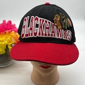 New Era Blackhawks Baseball Hat Adjustable. HT1214A